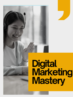 Orange and White Minimalist Online Courses Mobile Video